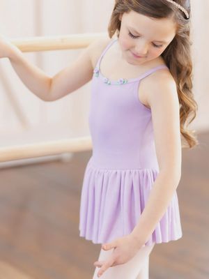 DRESS CAMI WITH FLOWERS (BW-2236)
