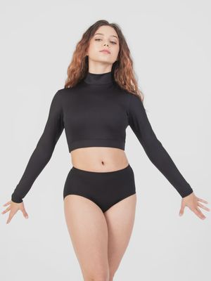 CHEER CROP TOP TURTLENECK CHILD (BW-BWP006)