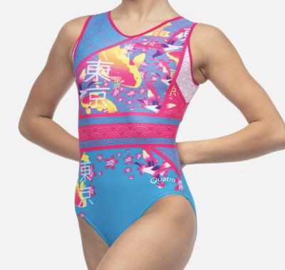 QUATRO GYMNASTICS LEOTARD KOI