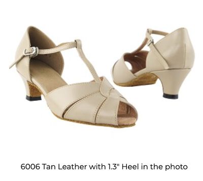 BALLROOM CLASSIC PEEP TOE T-STRAP (VF-6006)