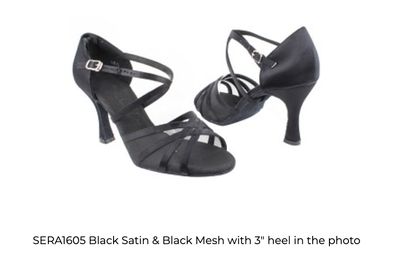 BALLROOM OPEN TOE MESH X-FRONT (VF-SERA1605)