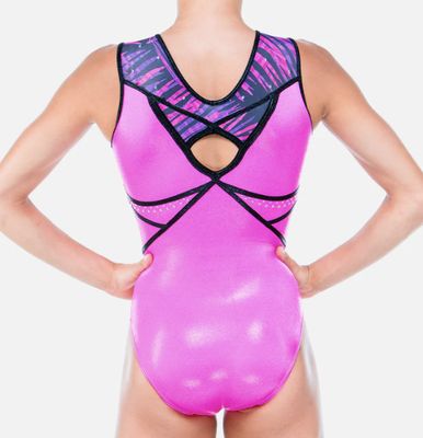 QUATRO GYMNASTICS LEOTARD HAVANA PINK