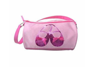 DUFFLE BAG SEQUIN BALLET SHOES (H-3401)