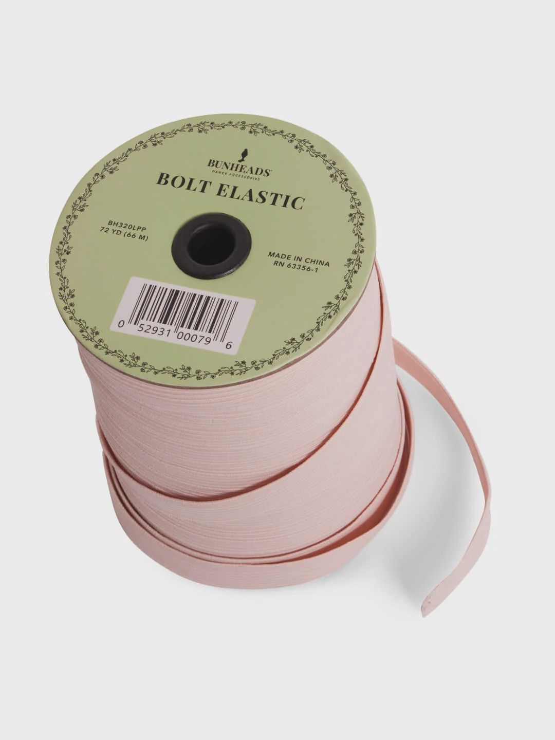 POINTE SHOE ELASTIC HALF YARD (C-BH320LPP), Color: LIGHT_PINK