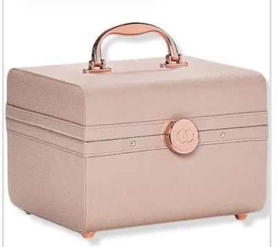 MEDIUM LIFESTYLE TRAIN CASE ROSE GOLD