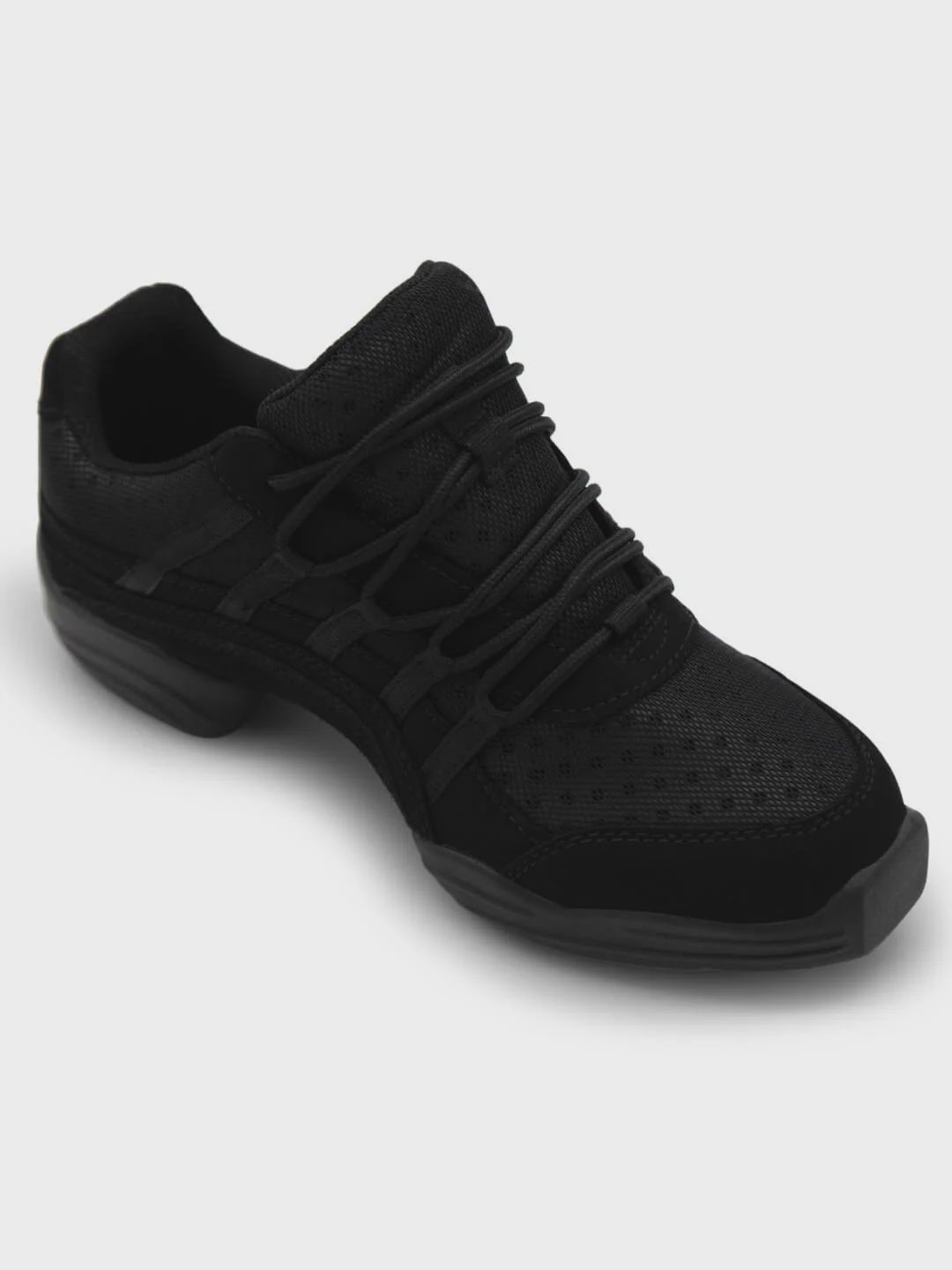 ROCK IT DANCE SNEAKER (C-DS24), Color: BLACK, Size: 4, Width Run: M