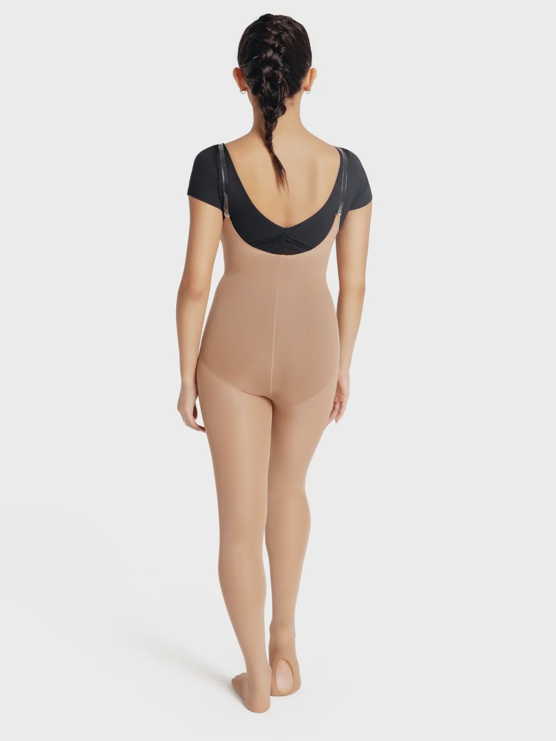 CONVERTIBLE BODY TIGHT (C-1811W), Color: CARAMEL, Size: S/M