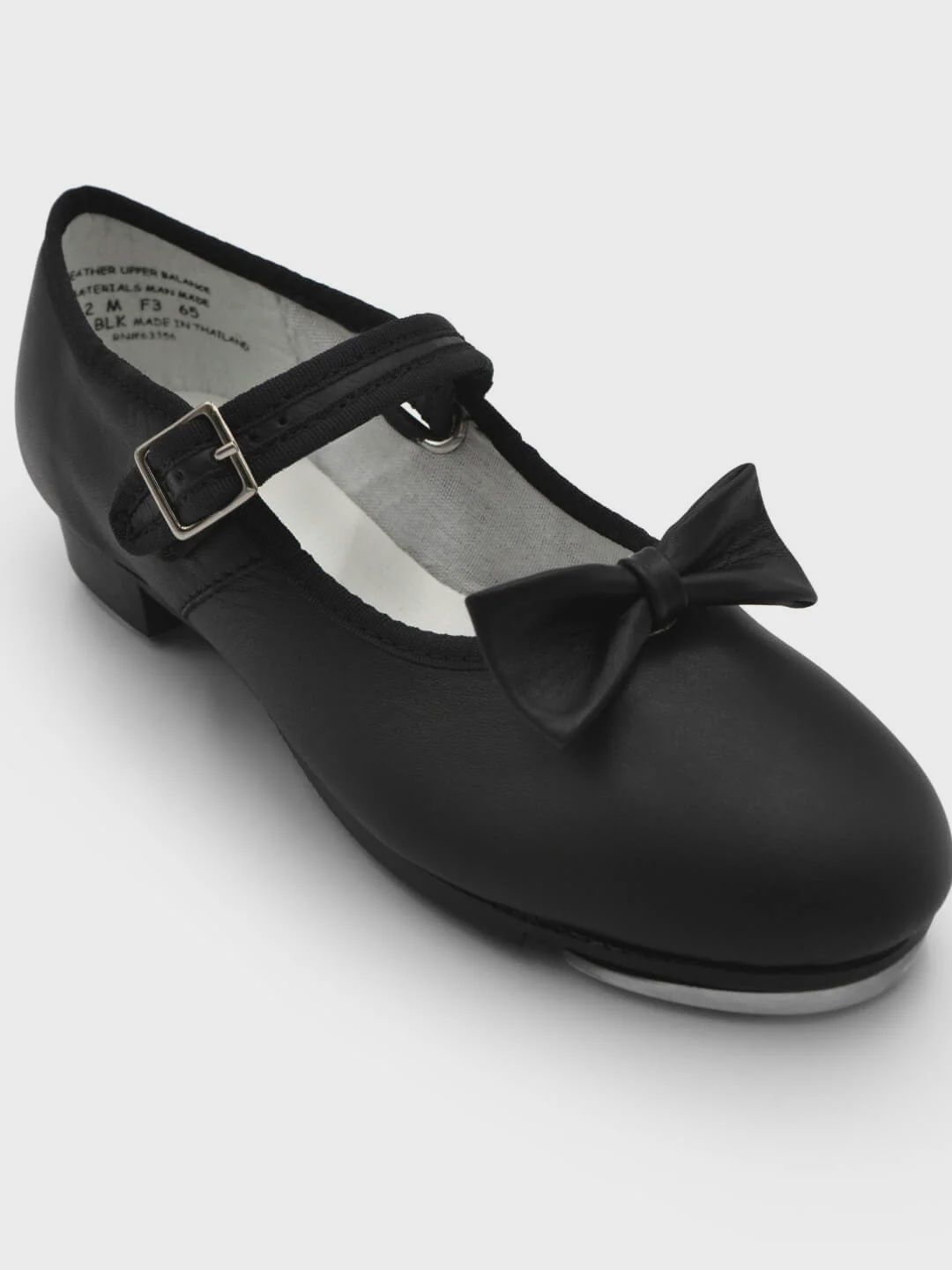 MARY JANE TAP SHOE (C-3800T / 3800C), Color: BLACK, Size: 6, Width Run: M