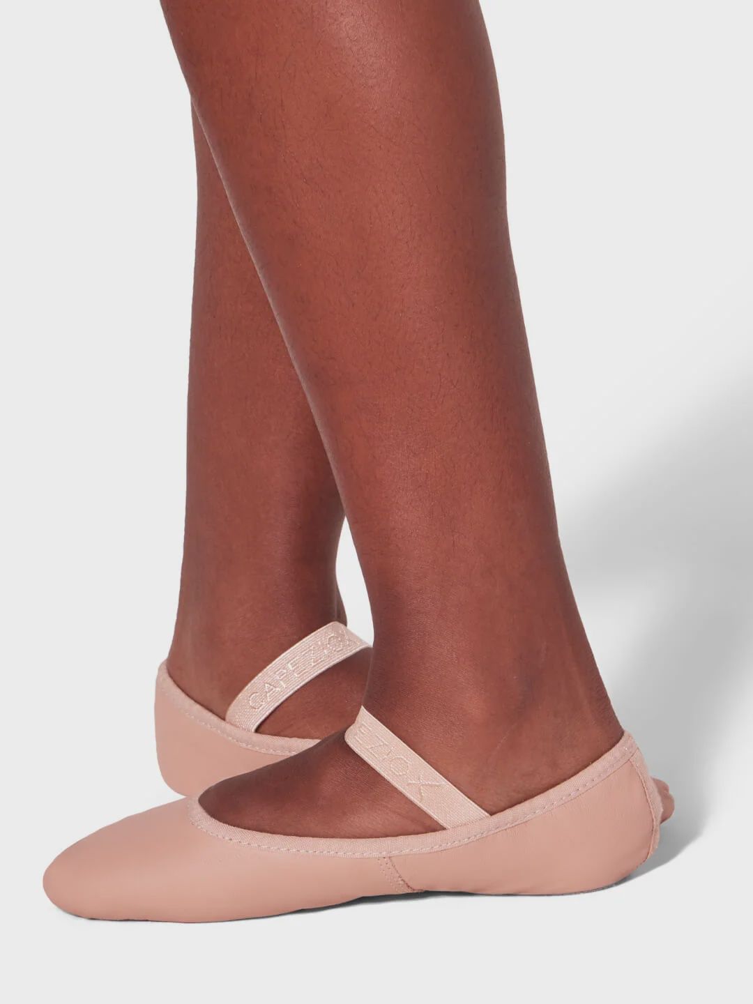 DAISY F/S LEATHER BALLET SHOE (C-205), Color: BALLET PINK, Size: 3, Width Run: N