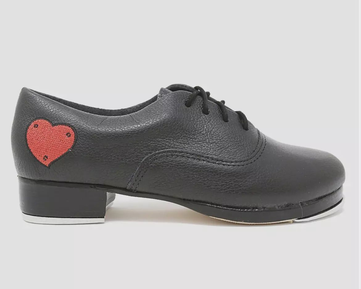 WOMENS PRO TAP W/LEATHER PADS (SD-TA815), Color: BLACK, Size: 8.5, Width Run: M
