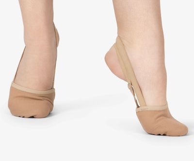 CANVAS PLEATED HALF SOLE (AL-620A)