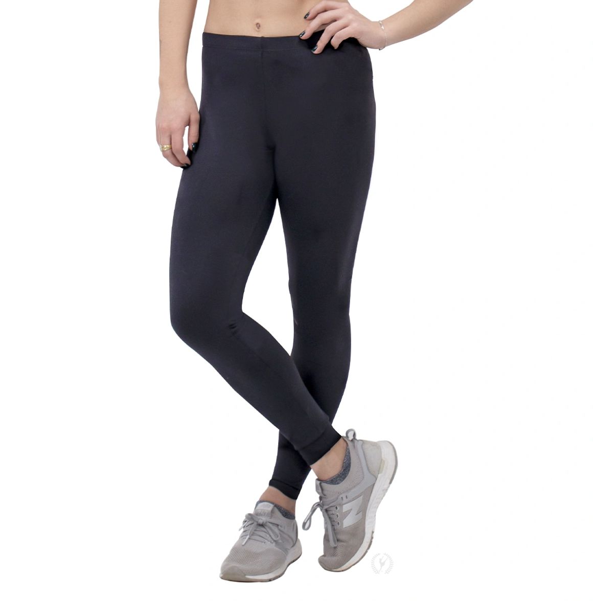 MICROFIBER LEGGING (E-44333), Color: BLACK, Size: S