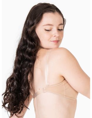 BRA PADDED W/ CLEARSTRAP ADULT (BW-274)