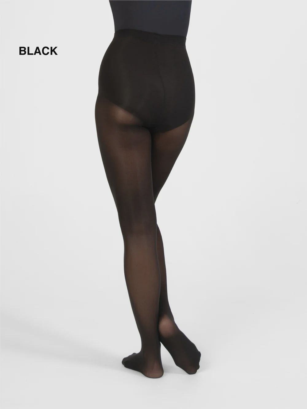 TIGHT FOOTED SUPPLEX (BW-C80), Color: BLACK, Size: XS/S