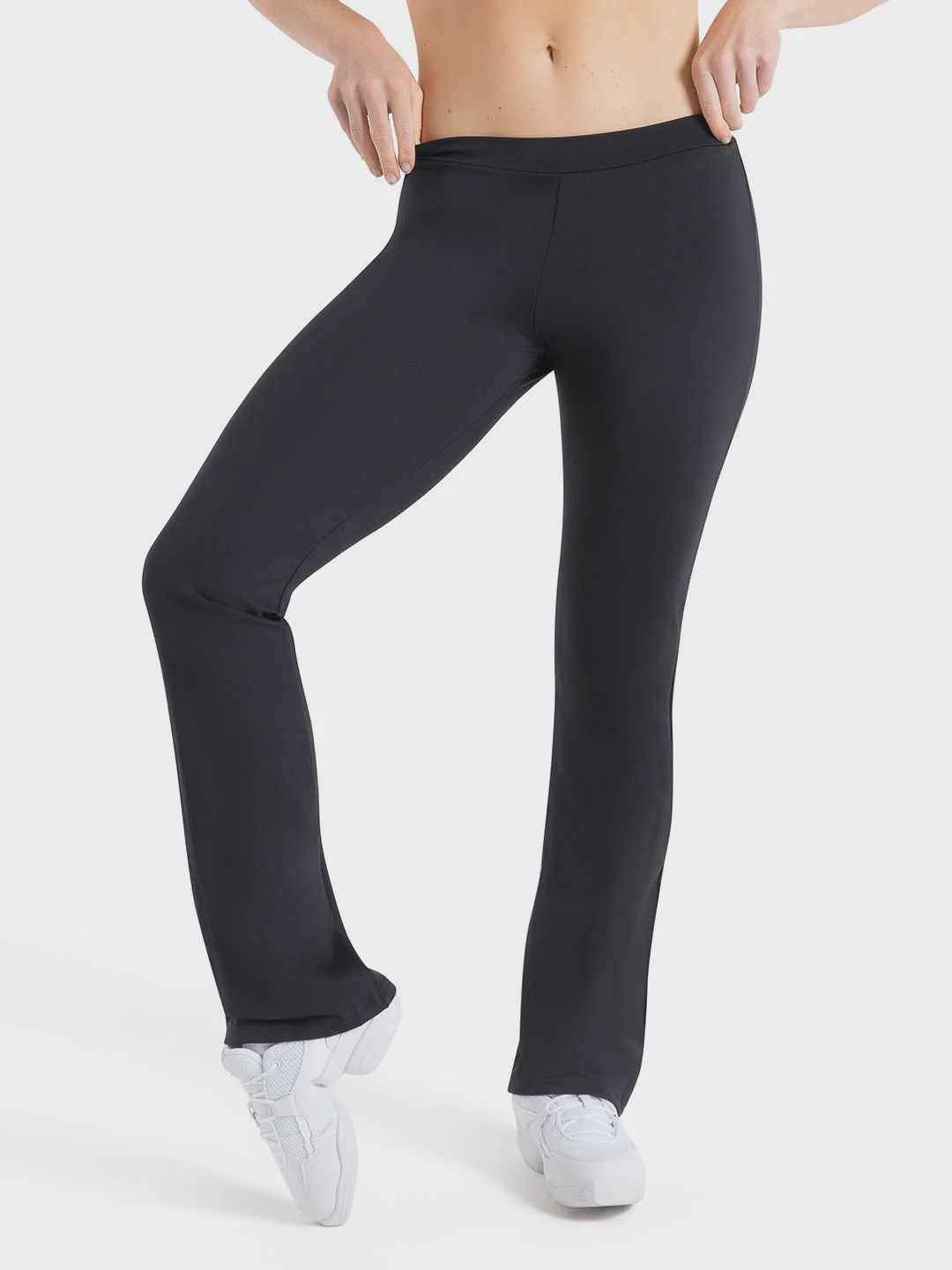 JAZZ PANT BASIC ADULT (C-TB118), Color: BLACK, Size: XS