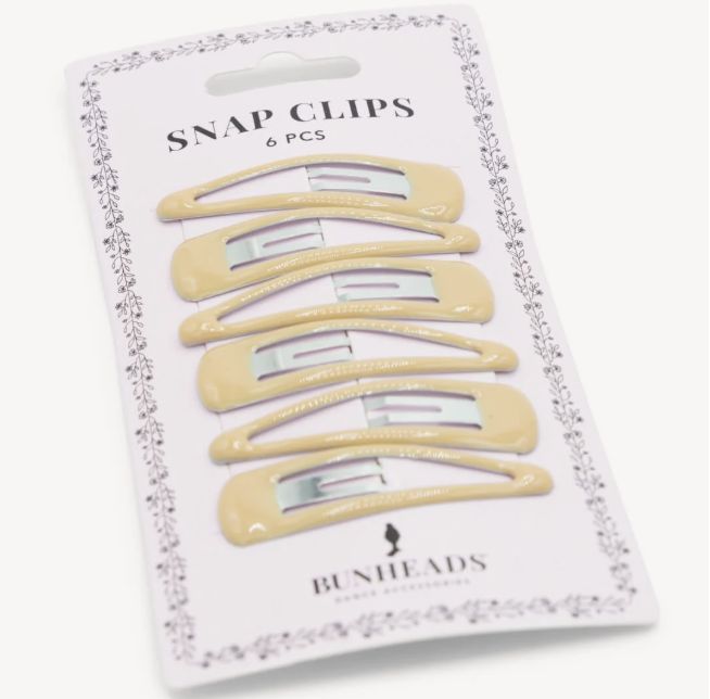 SNAP CLIPS (C-BH1512-BH1513-BH1514-BH1515), Color: BH1512:BLONDE, Size: ONE