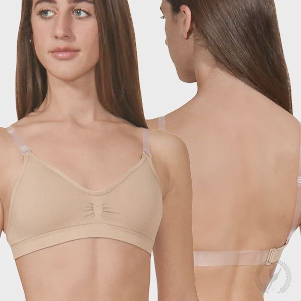 BRA SEAMLESS PADDED (E-95624), Color: BEIGE, Size: XS