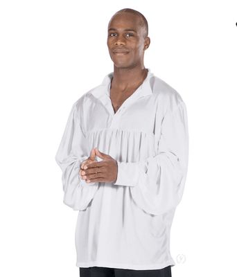 LITURGICAL UNISEX OPEN COLLAR PEASANT TOP (E-13831)