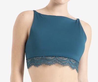 BRA TOP CAMI W/LACE BOTTOM (C-12100W)