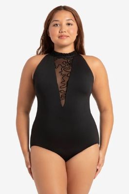 LEO HIGH NECK MESH V FRONT (C-12159W)