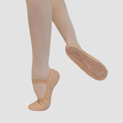 BALLET FULL-SOLE LEATHER NO DRAWSTRING (SD-SD69L)