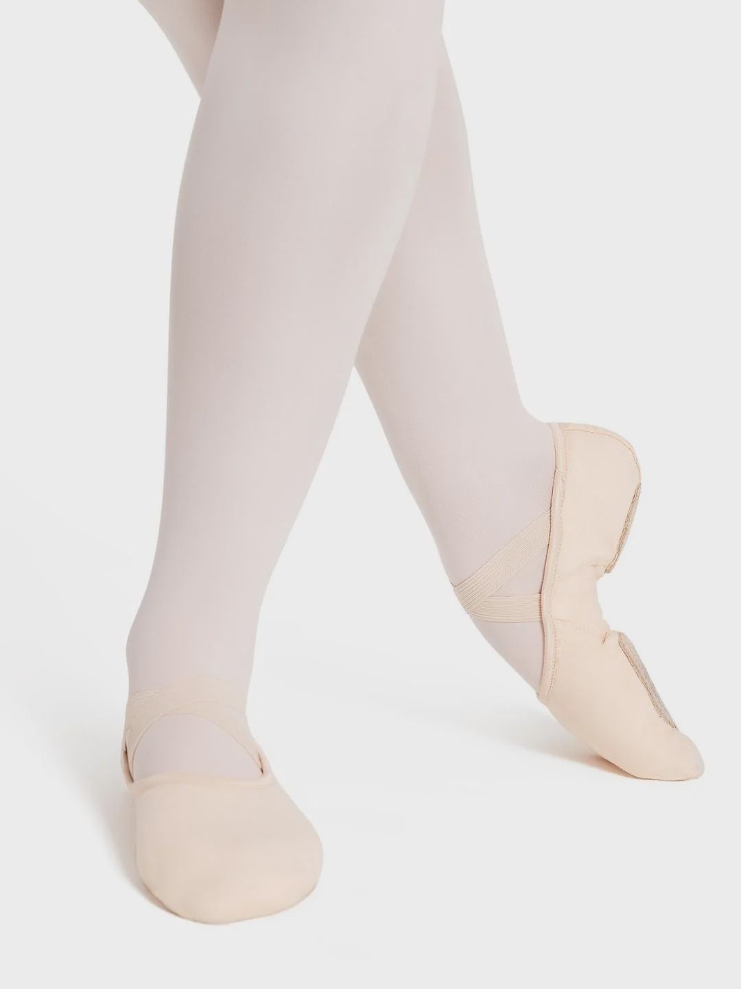 HANAMI S/S CANVAS BALLET (C-2037W), Color: LIGHT PINK, Size: 3, Width Run: M