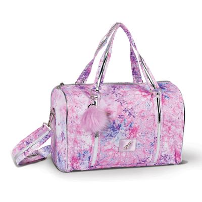 PSYCHEDELIC SWIRL PRINT DUFFEL (D-B24509)