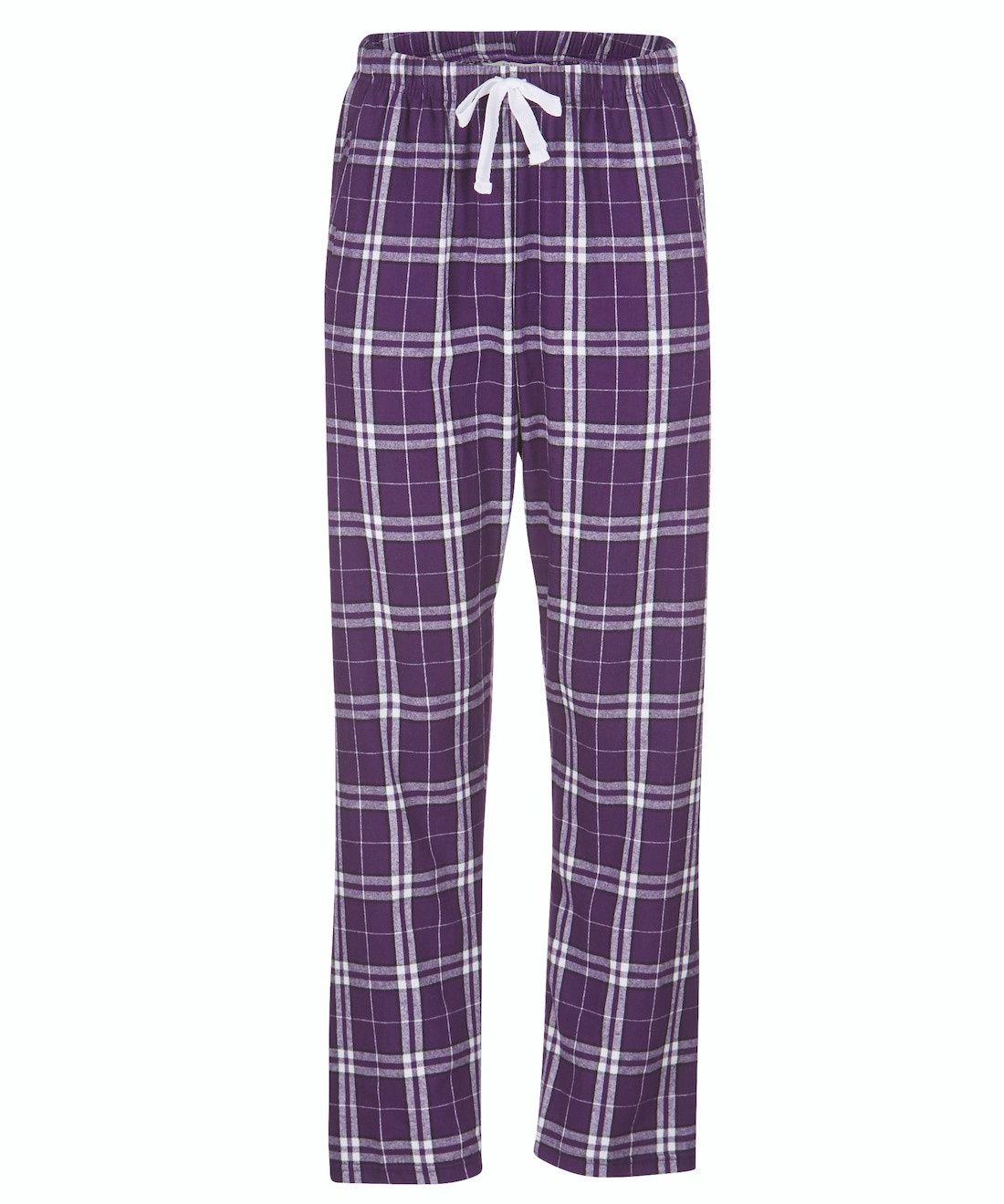 FLANNEL PANT ADULT (BC-BW6620), Color: PURPLE/WHITE, Size: XXS