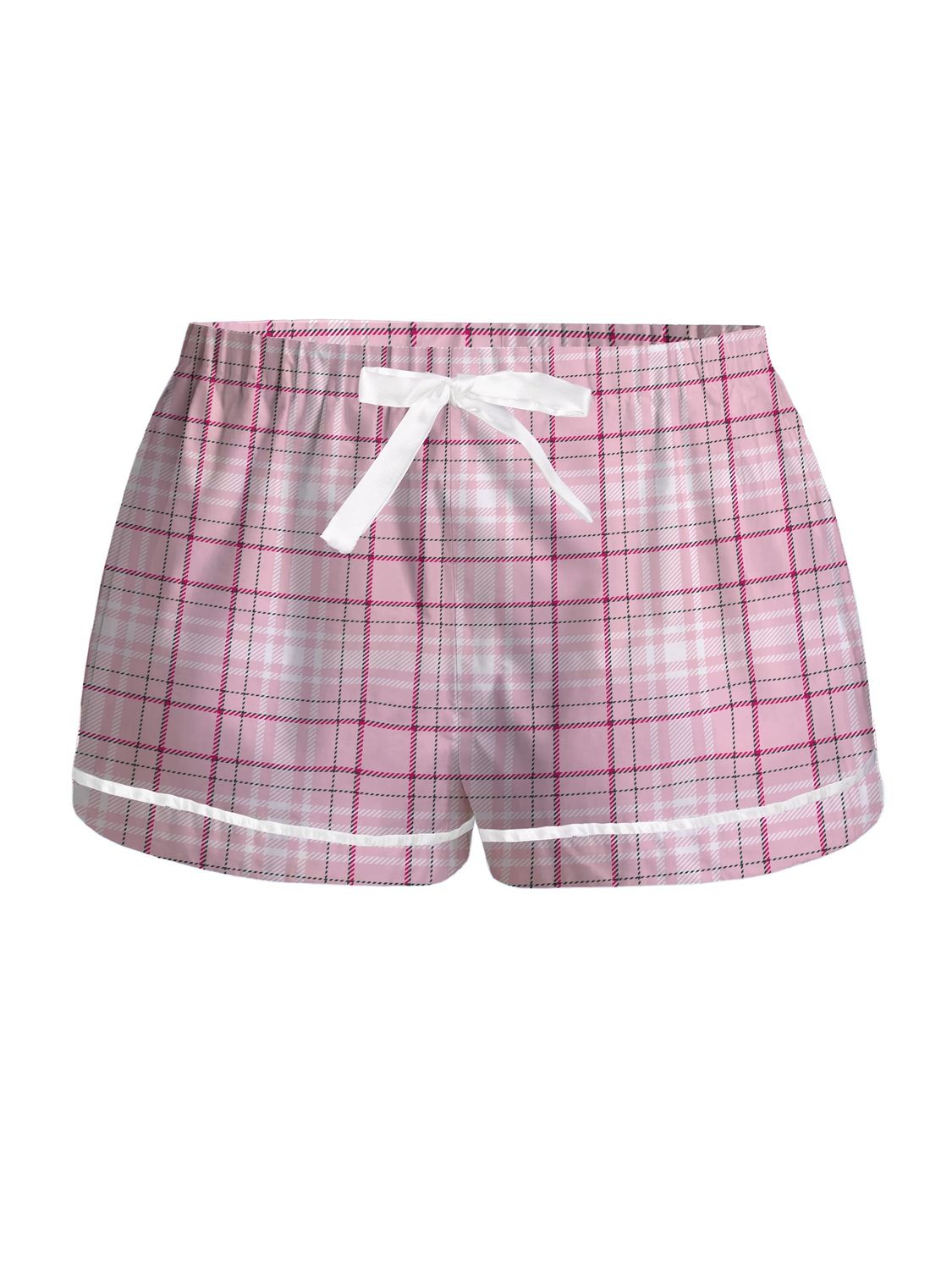 FLANNEL SHORT WOMENS (BC-BW6501), Color: PINK HOPE, Size: XXS