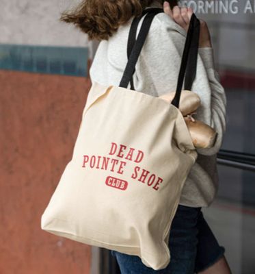 DEAD POINTE SHOE CLUB TOTE BAG (COV-DPC-TOTE)