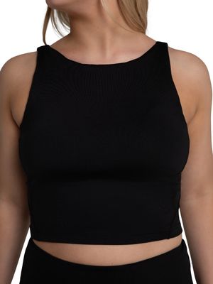 HIGH NECK CROP TOP KIDS (C-SE2002C)