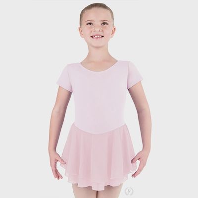 GIRLS SHORT SLEEVE DRESS (E-41459)