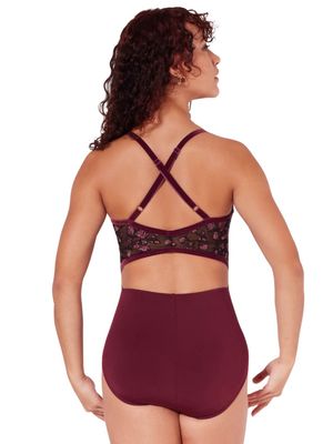 "CHARISMA" CAMI CRISS CROSS BACK LEOTARD (C-F12400W)
