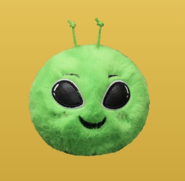 BEANIE BOUNCER &quot;SEBASTIAN&quot; THE ALIEN