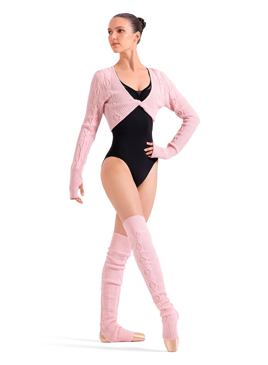 KNIT LEGWARMER &quot;VICTORIA&quot; (B-W11008), Color: CANDY PINK