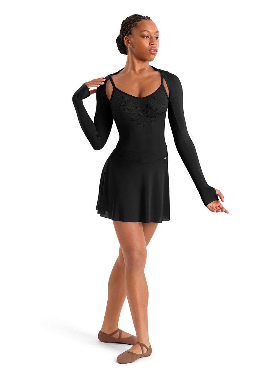 ADULT SHRUG LONG SLEEVE (M-30015L), Color: BLACK, Size: SMALL