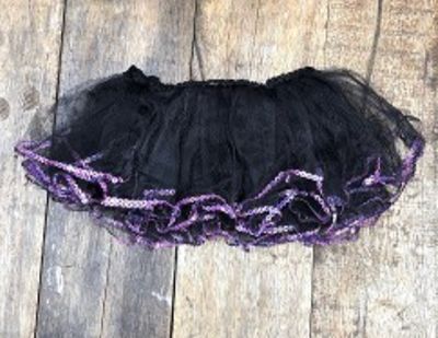SKIRT 4 LAYER SEQUIN MESH TUTU (CJ-SKT51)