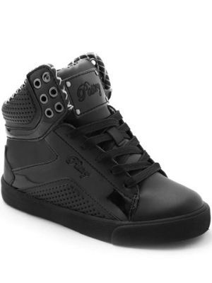 POP TART GRID HIGHTOP SNEAKER (P-PA153105), Color: BLACK, Size: 5