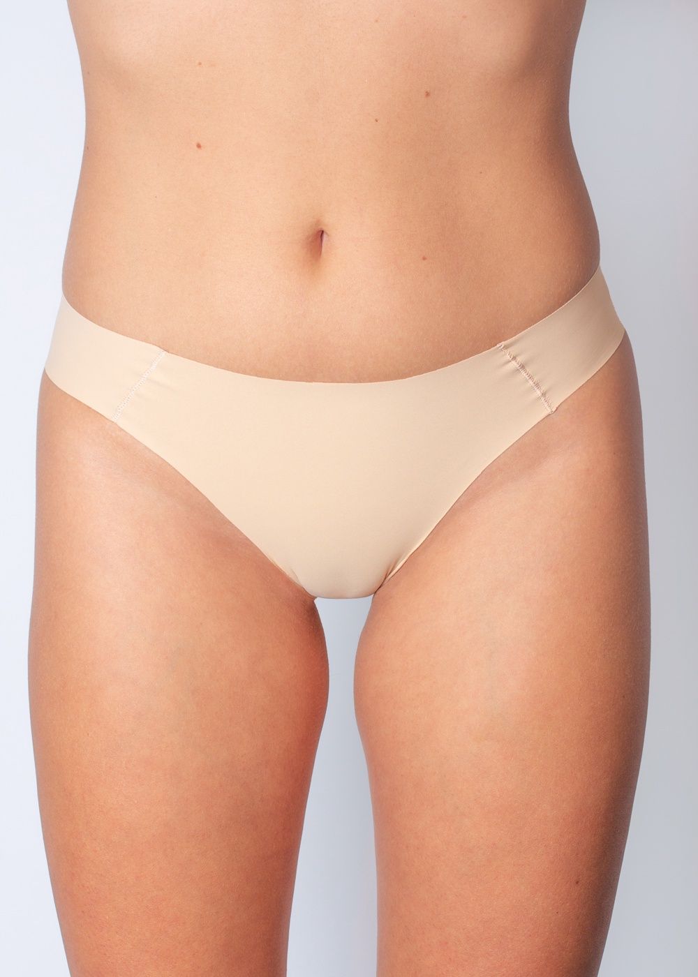 SEAMLESS BRIEF UNDERWEAR (N-DA301PRN), Color: NUDE, Size: XXS