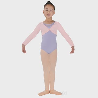 CHILD TWIST FRONT CROP SWEATER (E-10519C)