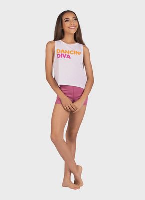 TANK TOP "DANCIN DIVA" (D-25318A)