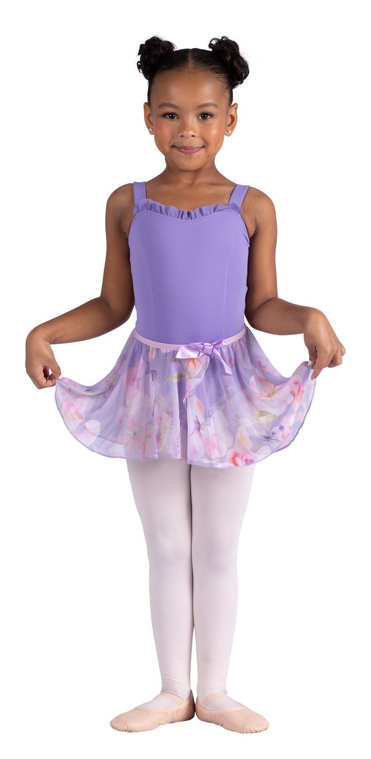 PULL-ON SKIRT CHILD "BELLAROSE" (D-26403C), Color: FLORAL PRINT, Size: T/S