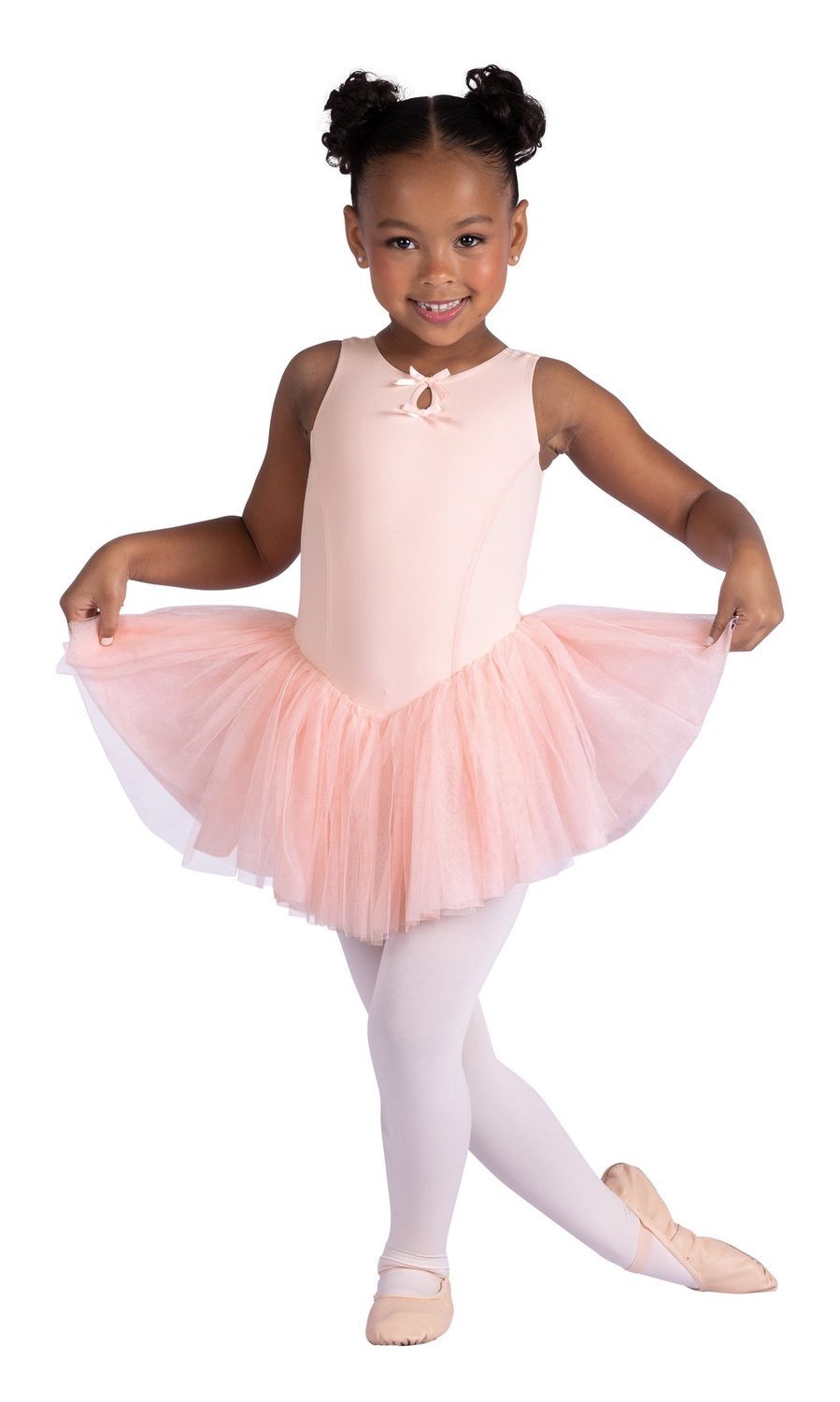 TUTU DRESS "TATUM" (D-26203C), Color: ROSE QUARTZ, Size: 2-4