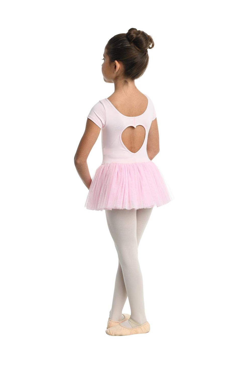 CAP SLEEVE TUTU DRESS "PENNY" (D-23209C), Color: PINK, Size: 2-4