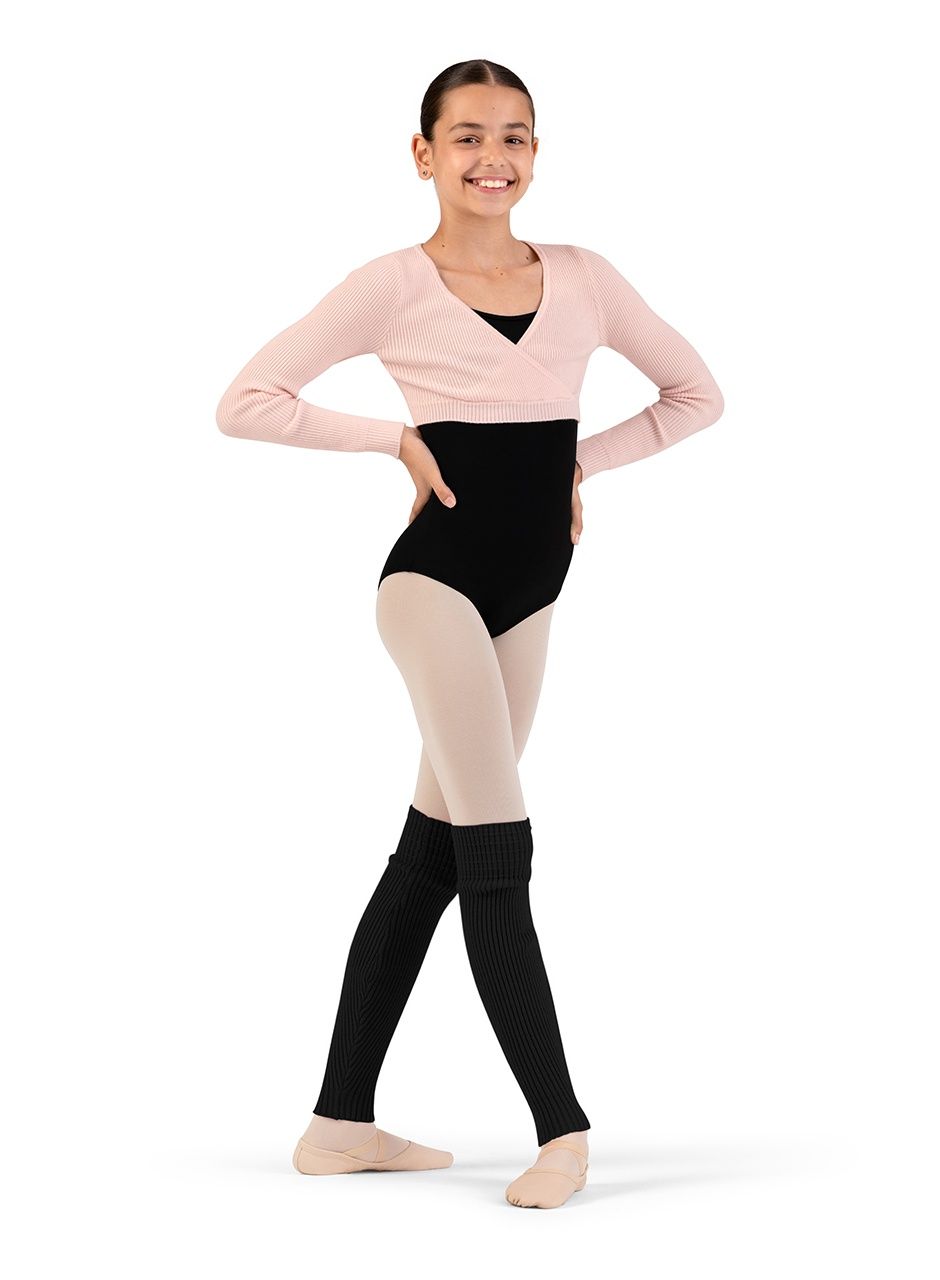 THIGH-HIGH LEGWARMER CHILD (B-CW11005), Color: BLACK