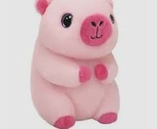 BEANIE BABY "PETAL" THE PINK CAPYBARA (TY-41519)