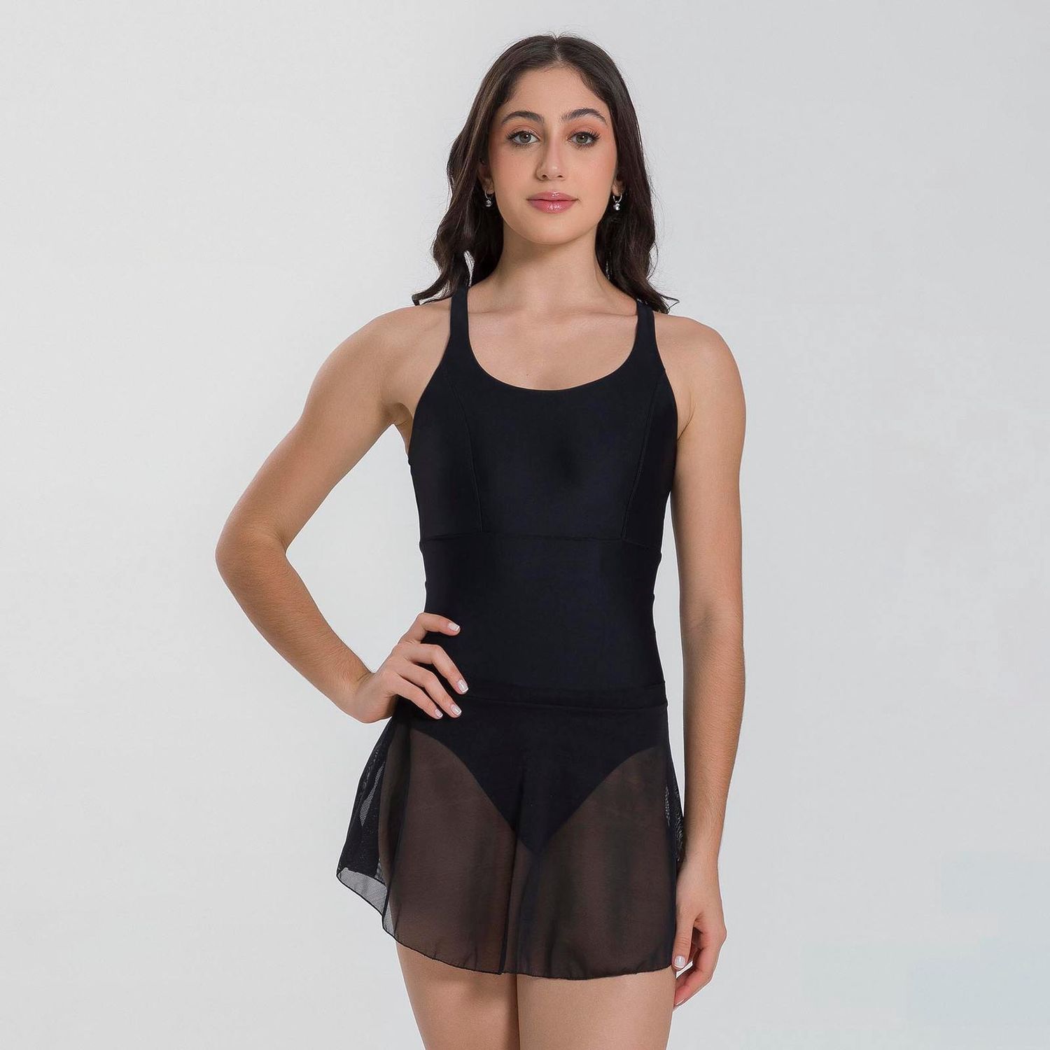 PULL-ON SKIRT ADULT "NAIARA" (SD-BY77), Color: BLACK, Size: P