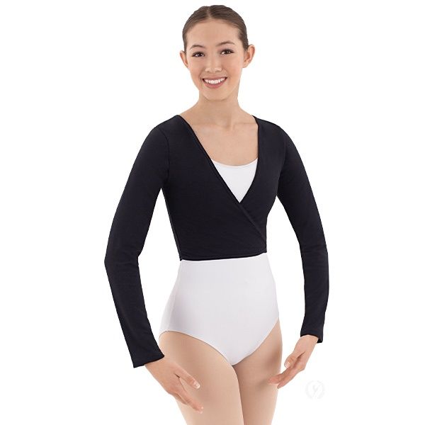 WRAP SWEATER WOMENS (E-10523), Color: BLACK, Size: S/M