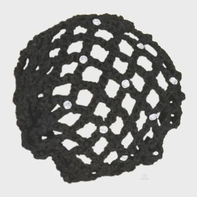 RHINESTONE BUN COVER (E-272R)