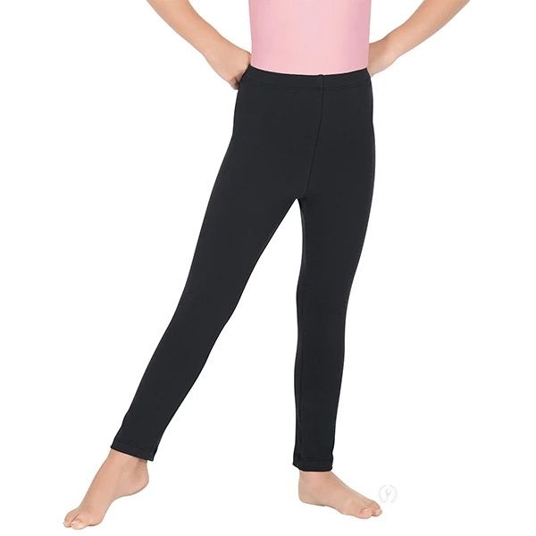 ANKLE LEGGINGS CHILD (E-10333C), Color: BLACK, Size: S